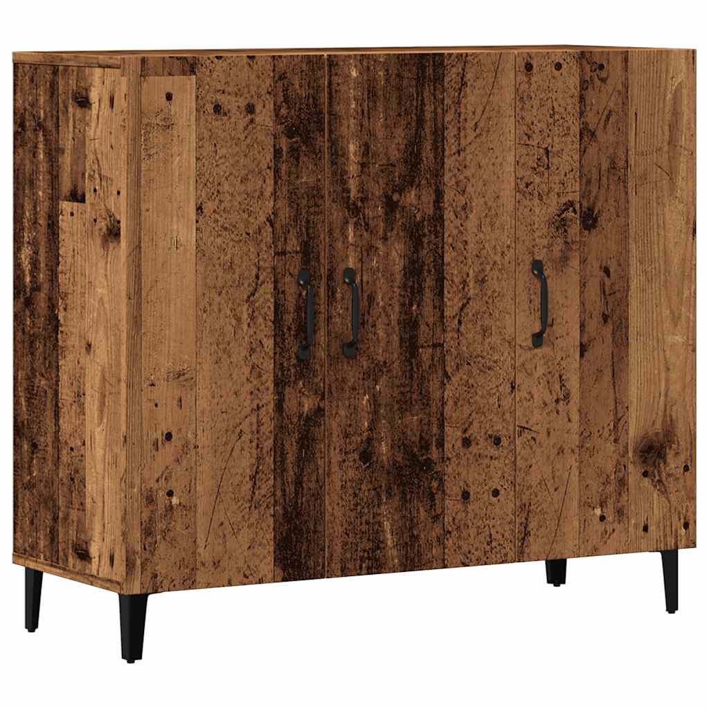 Sideboard Old Wood 90x34x80 cm Engineered Wood